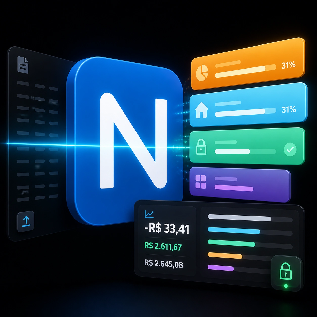 Nítido transforms a private financial statement into clear local insights